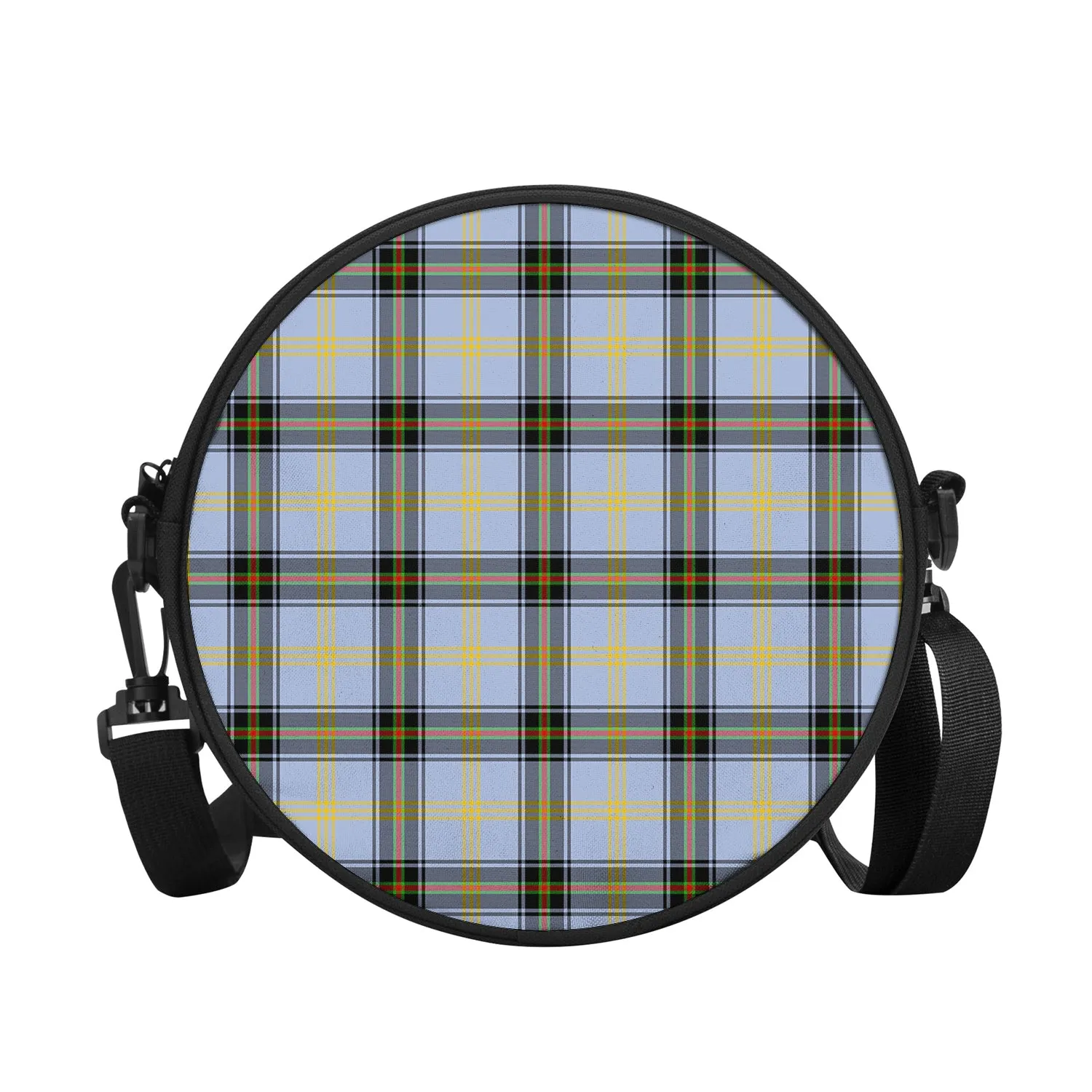 Bell Tartan Round Satchel Bags