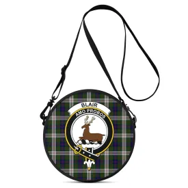 Blair Dress Tartan Round Satchel Bags with Family Crest