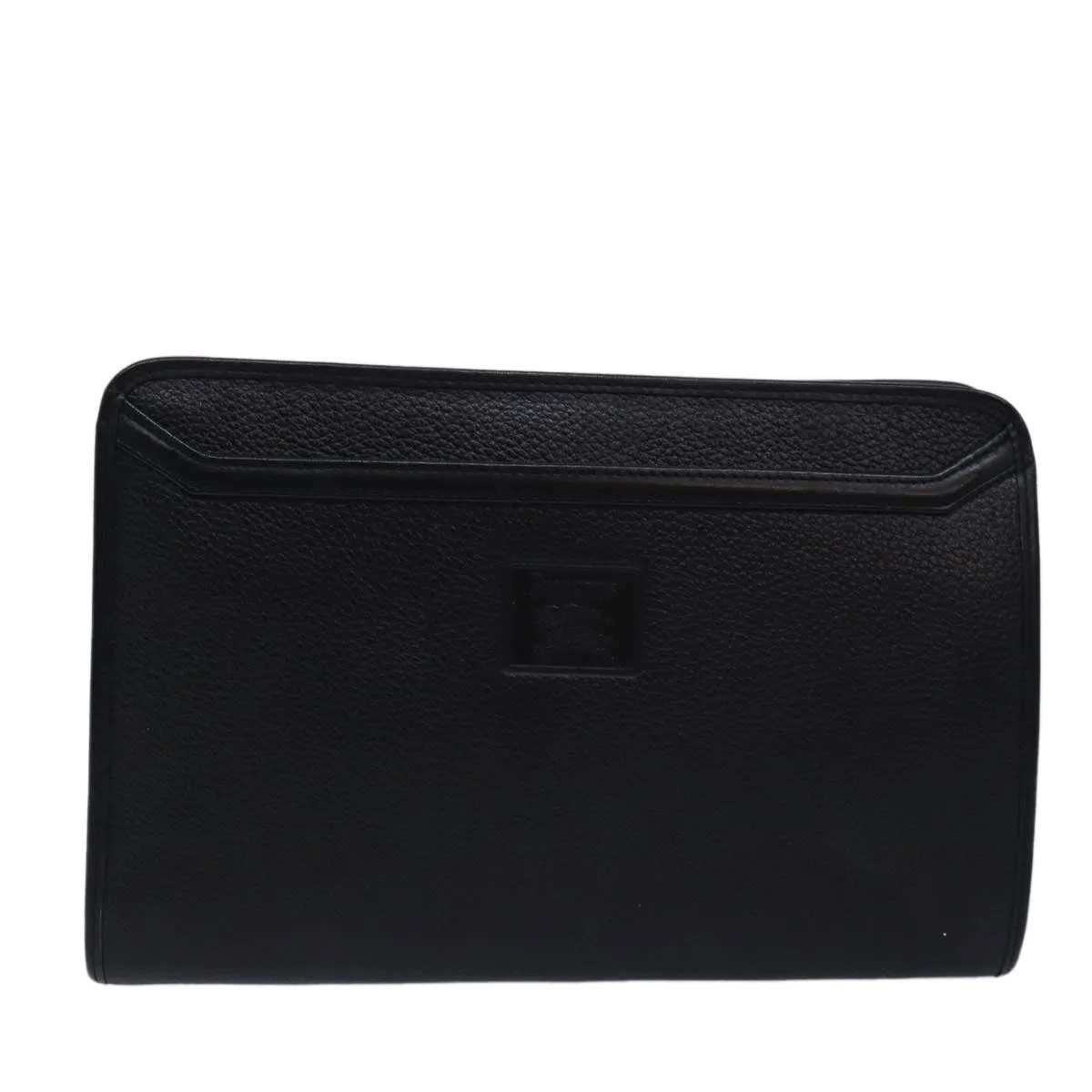 BURBERRYSs Clutch Bag Leather Black  bs15137