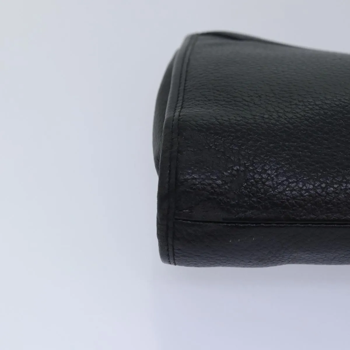 BURBERRYSs Clutch Bag Leather Black  bs15681