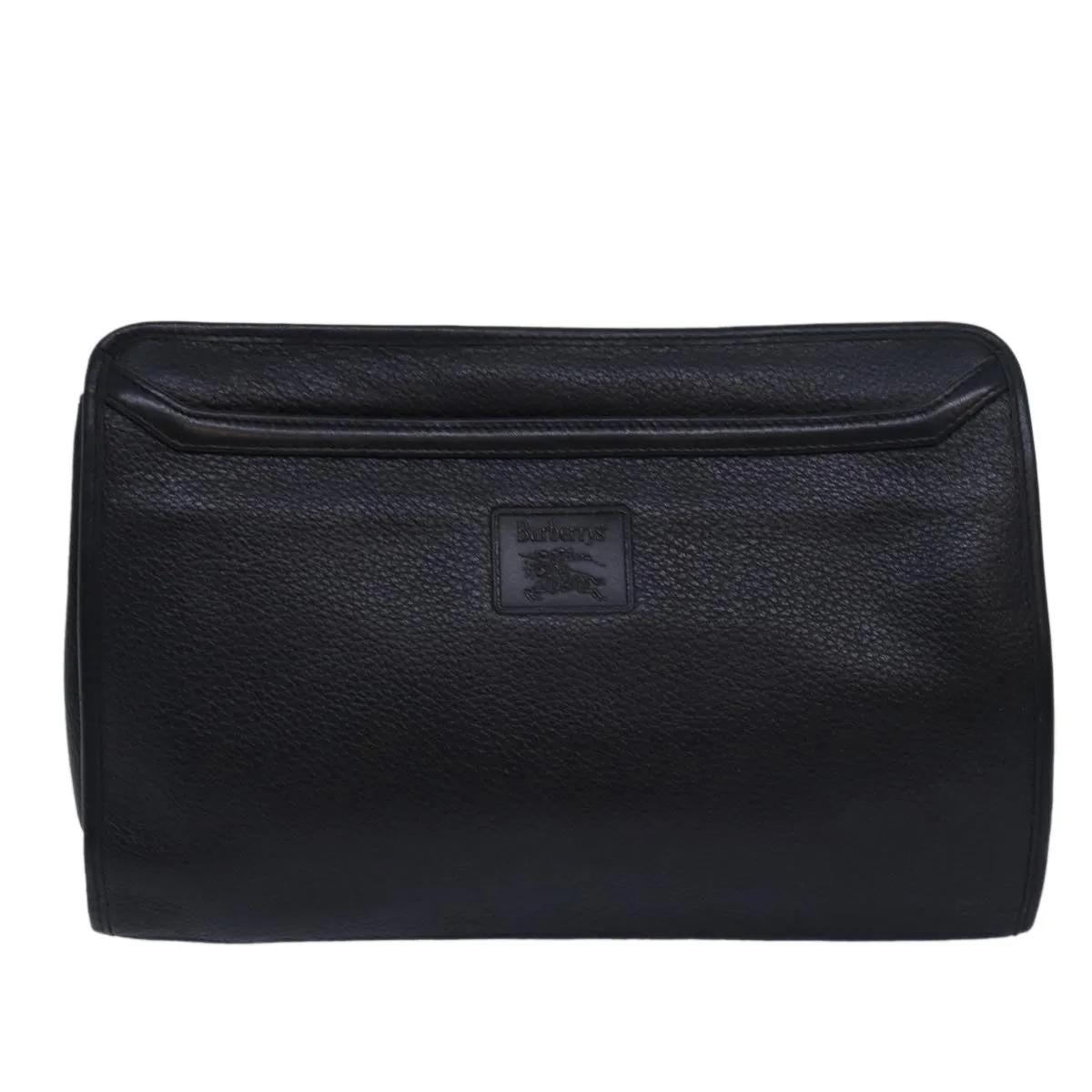 BURBERRYSs Clutch Bag Leather Black  bs15681