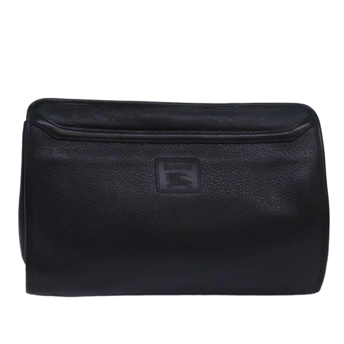 BURBERRYSs Clutch Bag Leather Black  bs15681