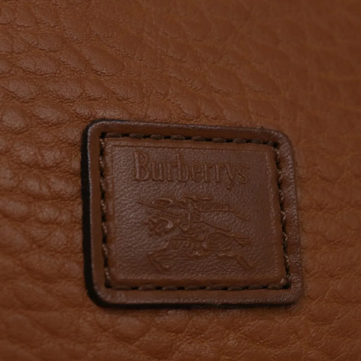 BURBERRYSs Clutch Bag Leather Brown  bs12584