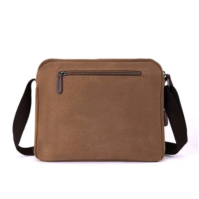 Canvas Messenger Bag | Fits 13.3 Inch Laptop