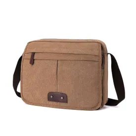 Canvas Messenger Bag | Fits 13.3 Inch Laptop