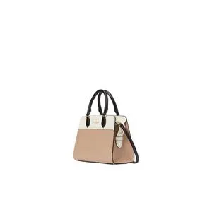 Kate Spade Madison Colorblock Saffiano Leather Small Satchel Bag In Toasted KC620