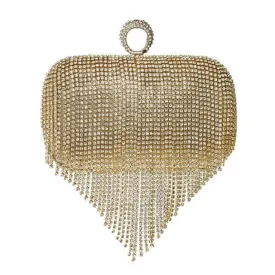 Luxy Moon Clutch Bags for Wedding Tassel Diamond Clutch