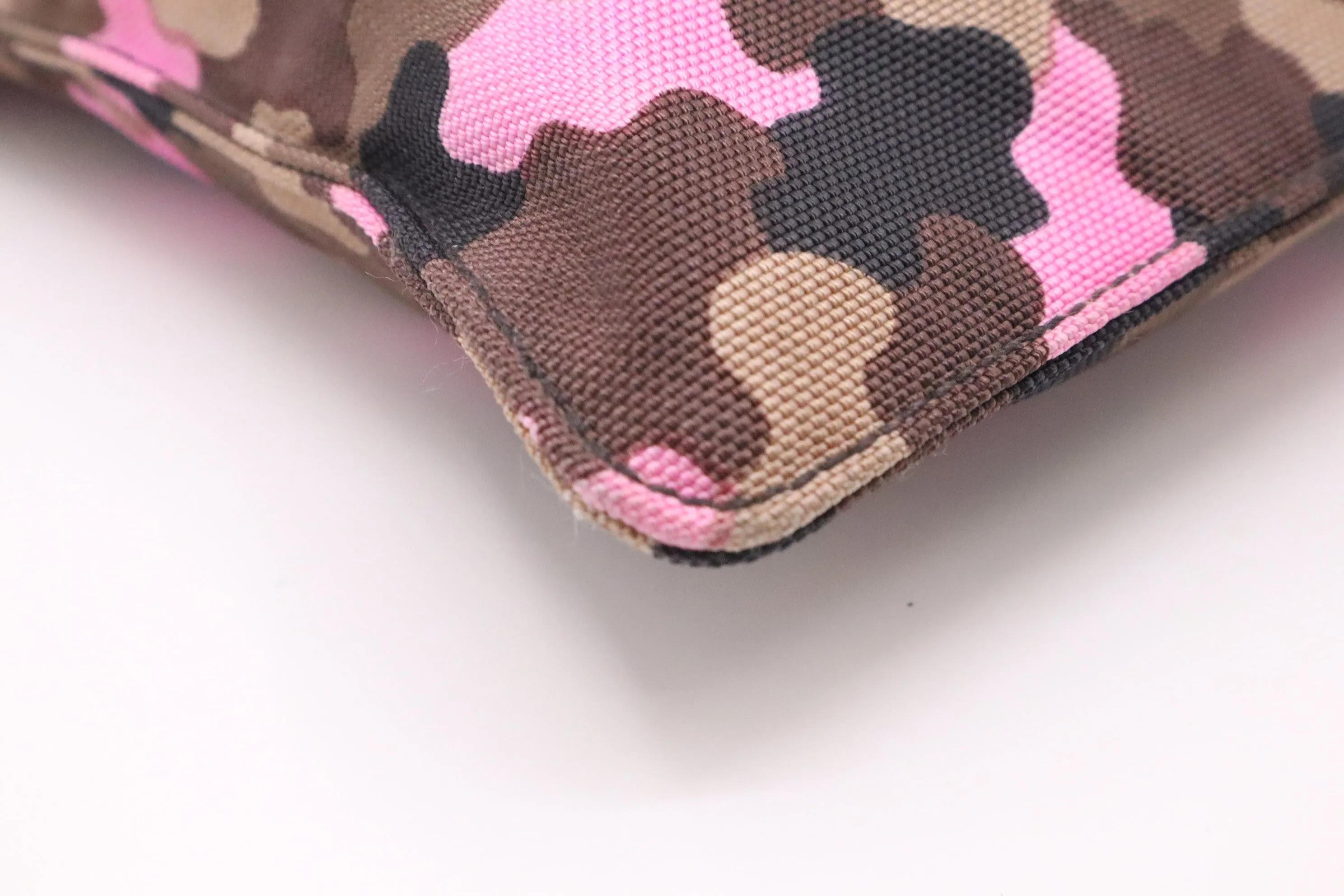 Prada Crossbody in Pink Camouflage Canvas