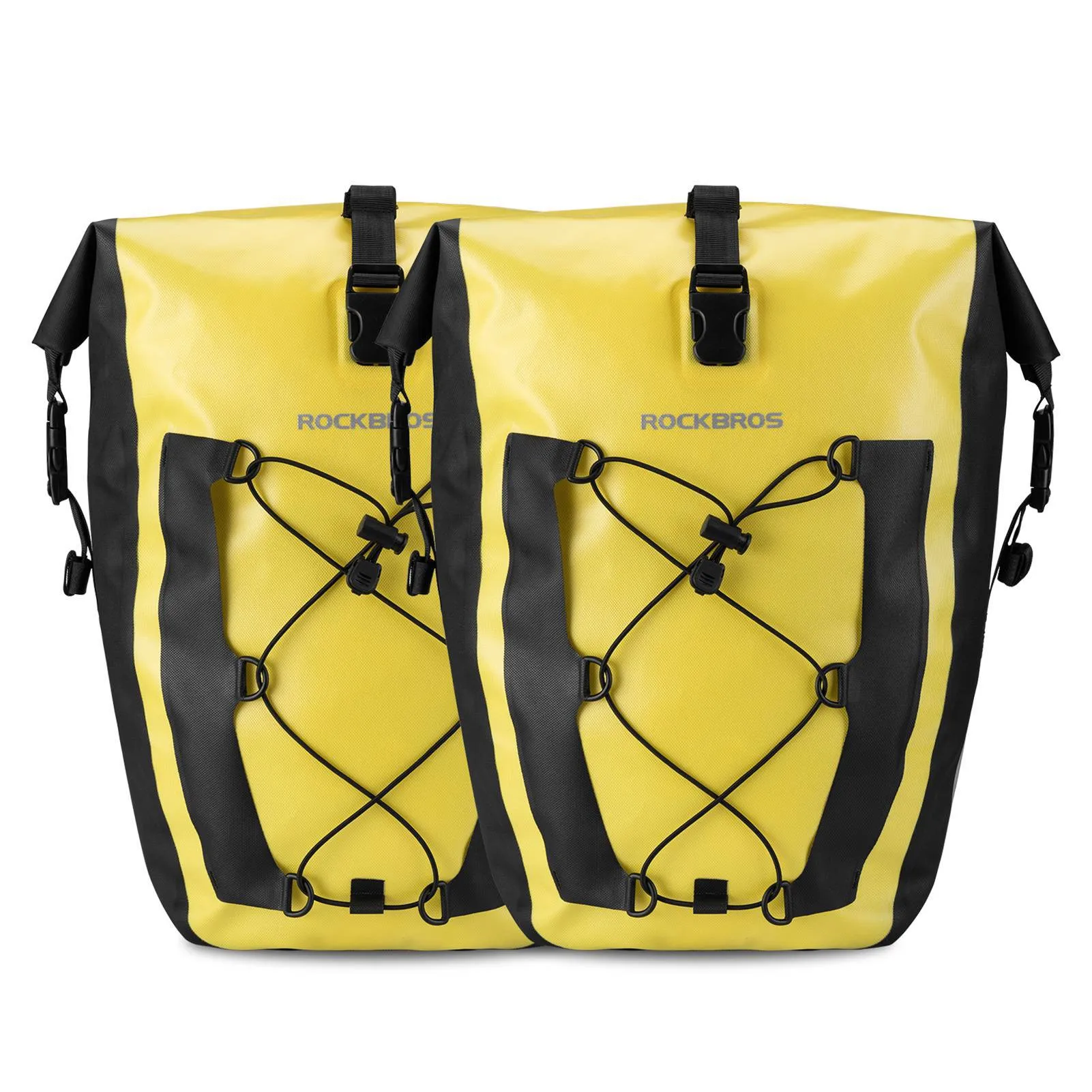 ROCKBROS 100 % wasserdichte Transporttaschen mit Netztasche 27L