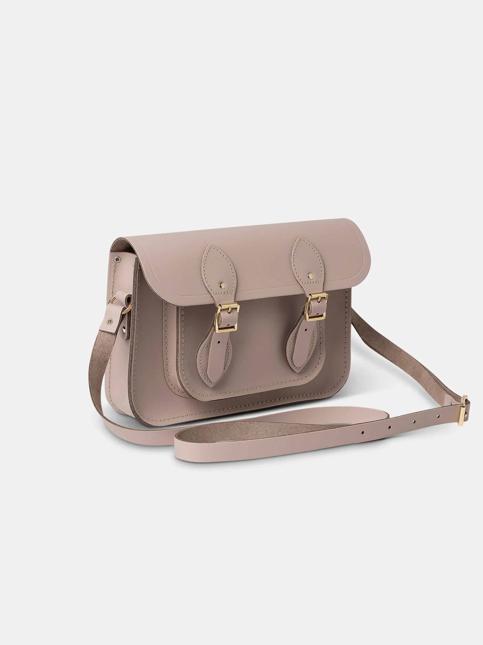 The 11 Inch Satchel -  Biscuit Matte