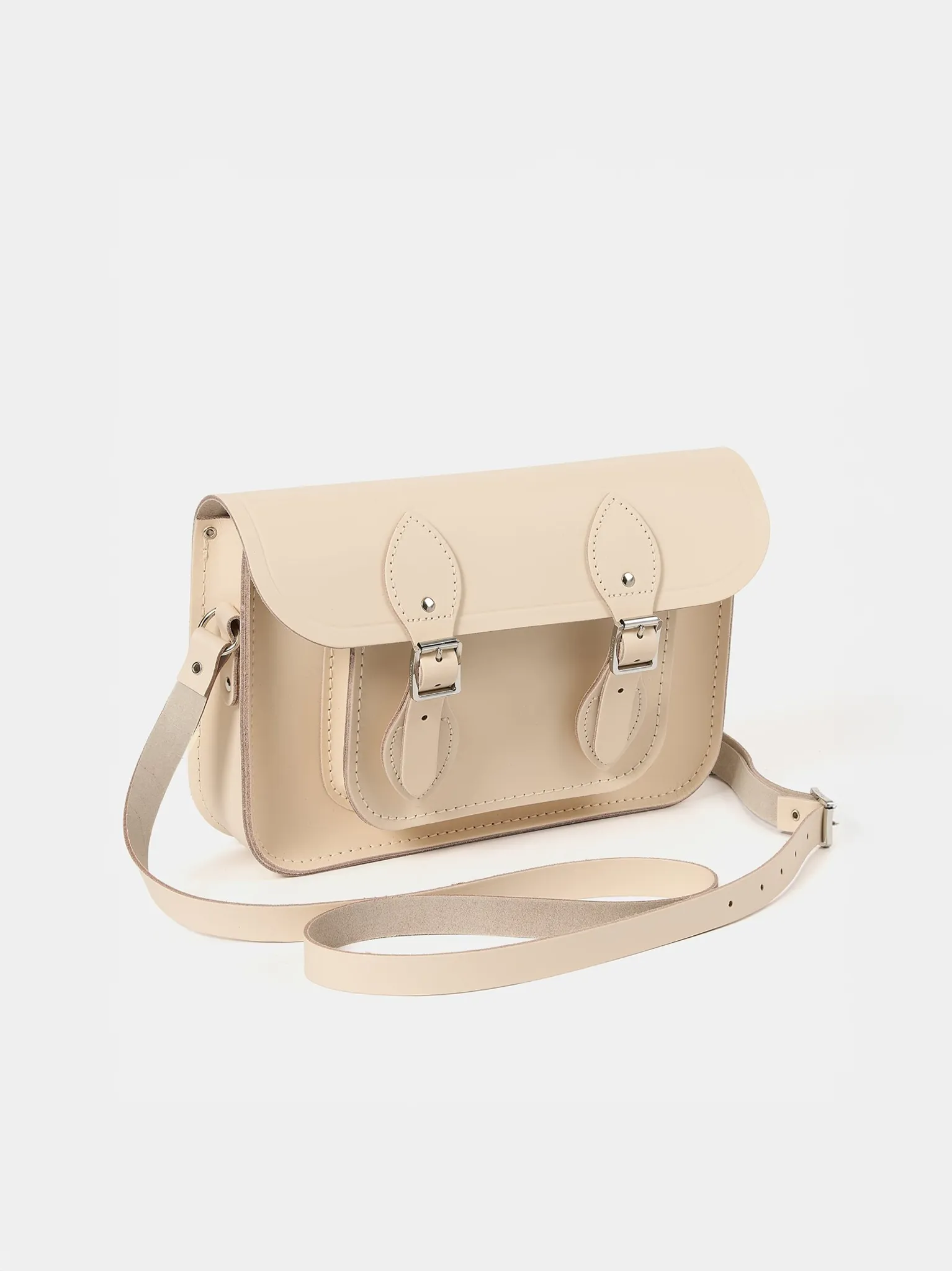 The 11 Inch Satchel - Chalk