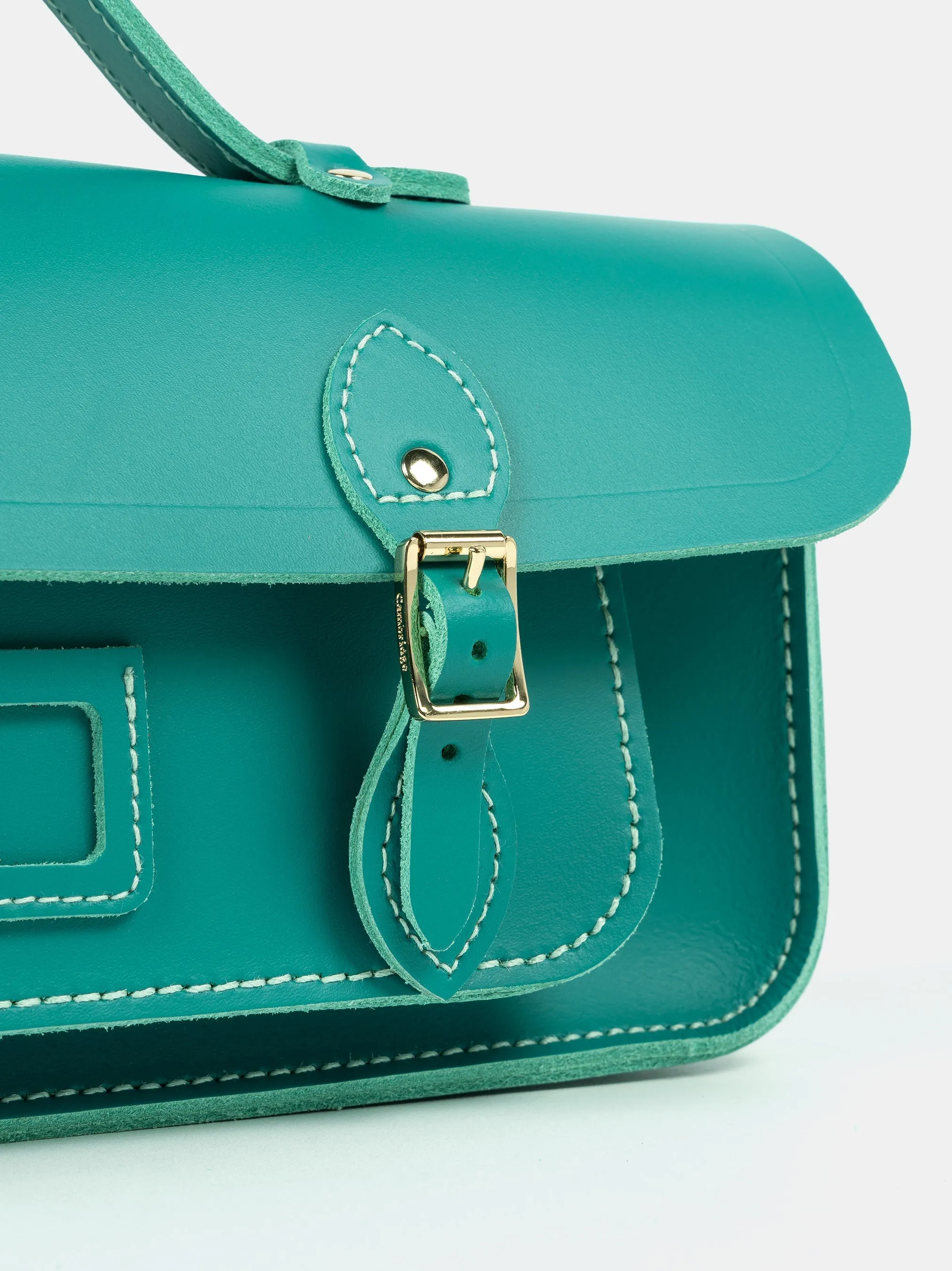 The Long Satchel - Aqua